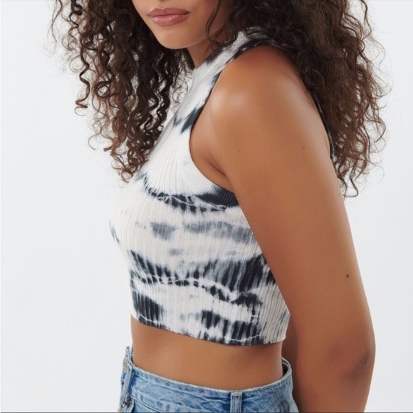 Garage Tie-Dye Ribbed Crew Neck Tank Top - Picture 4 of 9